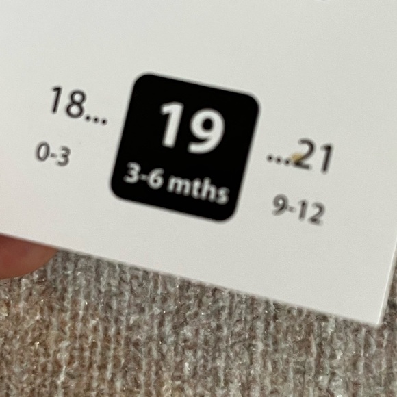 Baby booties, organic cotton baby booties, baby shoes, 3-6 months, new with tags - Picture 4 of 5